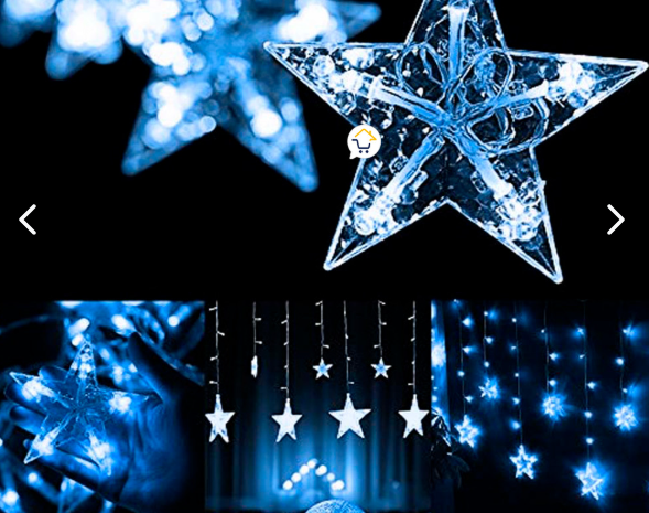 HERMOSAS LUCES LED ESTRELLA X136